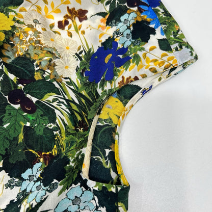 ERDEM アーデム ホワイト シルク 花柄 トップス トップス