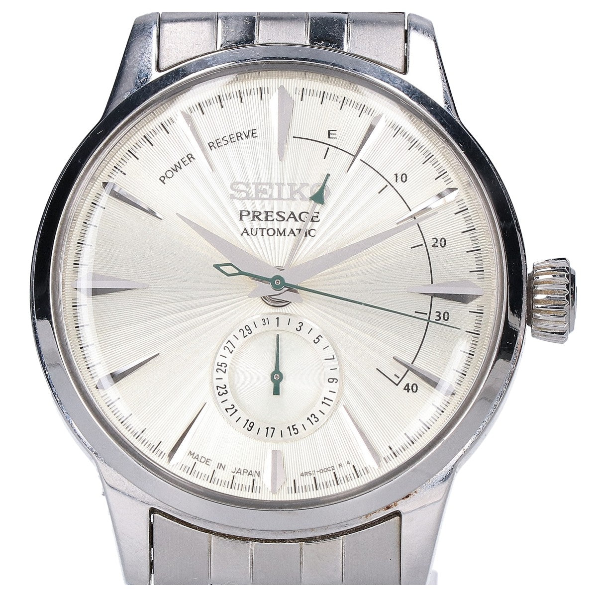 SEIKO セイコー SARY081 プレサージュ 4R57-00E0 バックスケルトン 自動巻き 腕時計