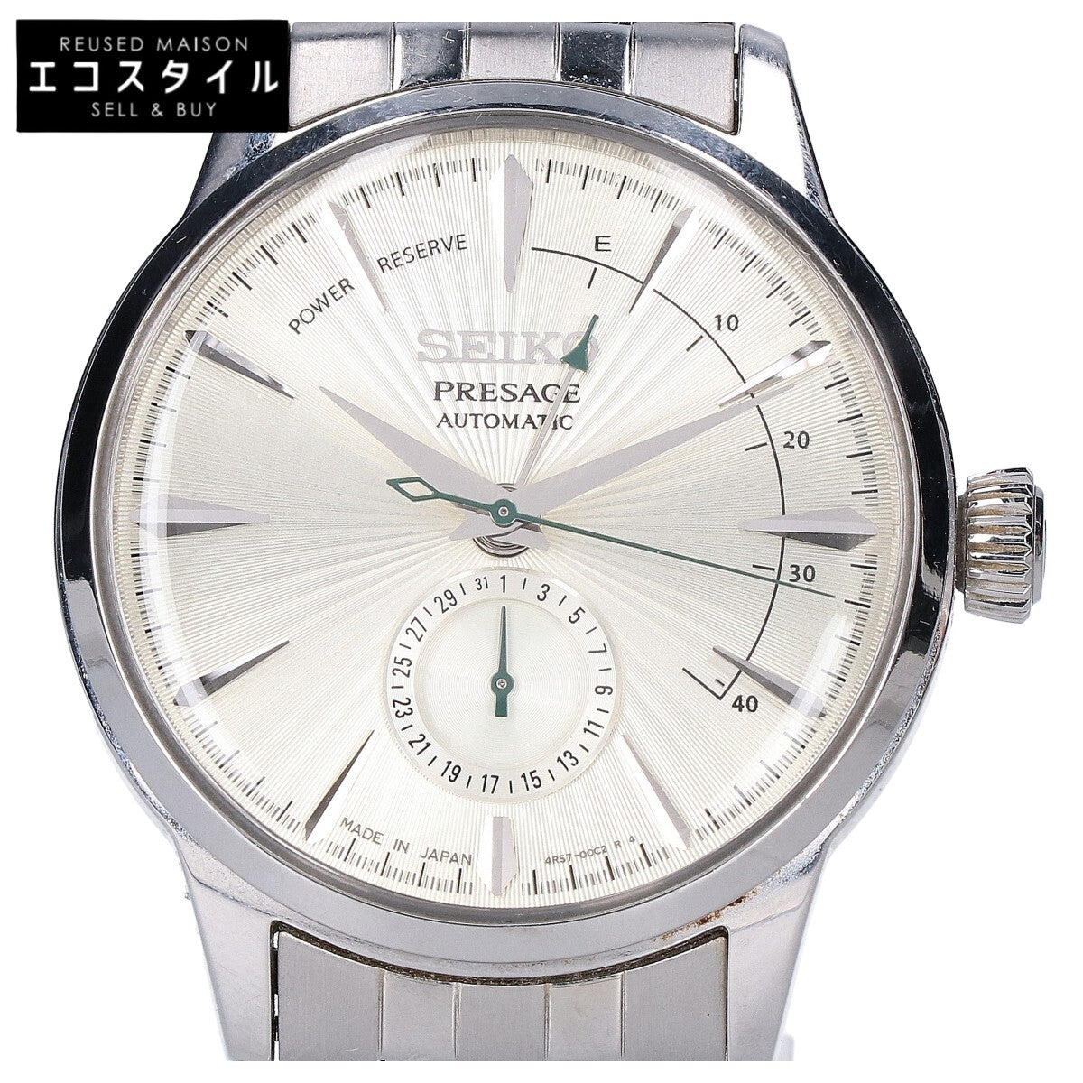 SEIKO セイコー SARY081 プレサージュ 4R57-00E0 バックスケルトン 自動巻き 腕時計