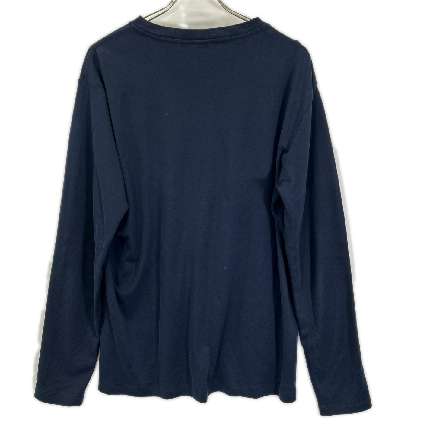 berluti ベルルッティ R26JRL103JAEK ネイビー スモールロゴ刺繍 ロングスリーブTシャツ トップス