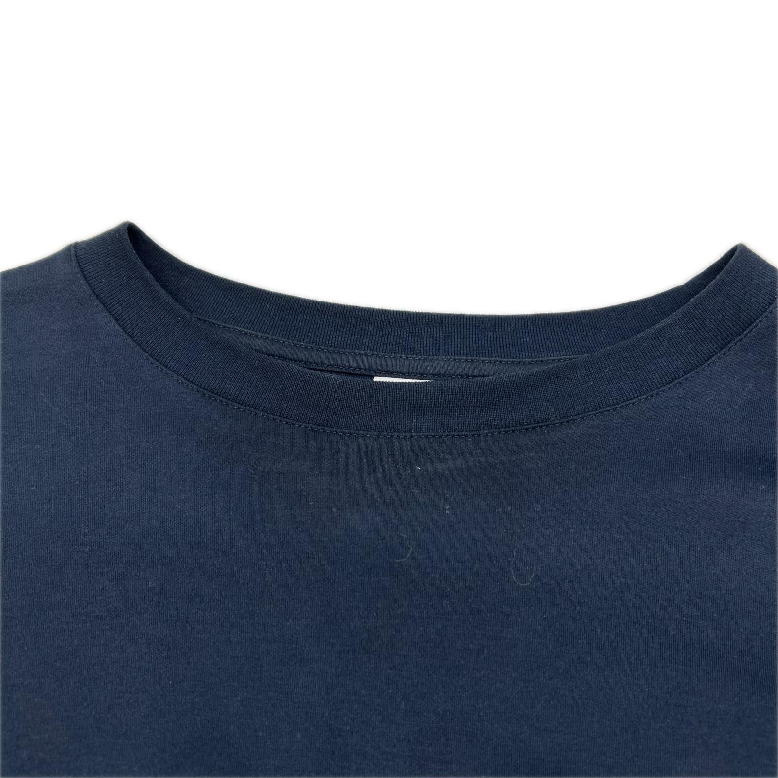 berluti ベルルッティ R26JRL103JAEK ネイビー スモールロゴ刺繍 ロングスリーブTシャツ トップス