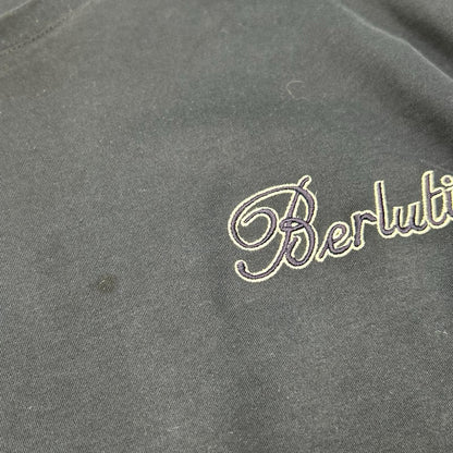 berluti ベルルッティ R26JRL103JAEK ネイビー スモールロゴ刺繍 ロングスリーブTシャツ トップス