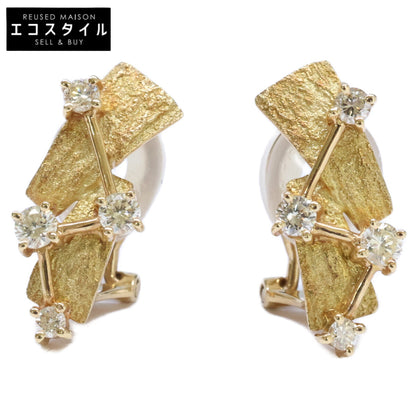 SUGANUMA Tomoyuki 菅沼知行 K18 0.249ct、0.242ct ダイヤモンド イヤリング