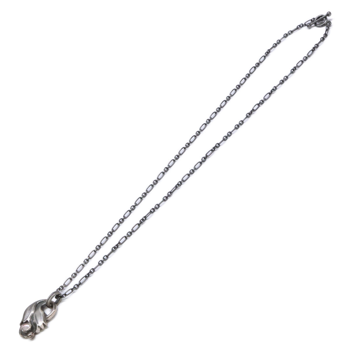 GEORG JENSEN ジョージジェンセン 925S 1999 ローズクオーツ イヤーペンダント ネックレス