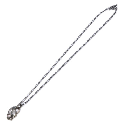 GEORG JENSEN ジョージジェンセン 925S 1999 ローズクオーツ イヤーペンダント ネックレス