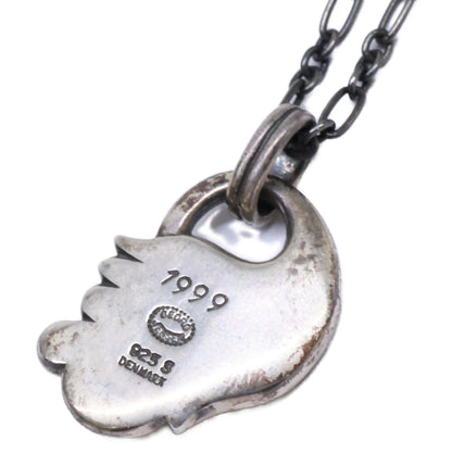 GEORG JENSEN ジョージジェンセン 925S 1999 ローズクオーツ イヤーペンダント ネックレス