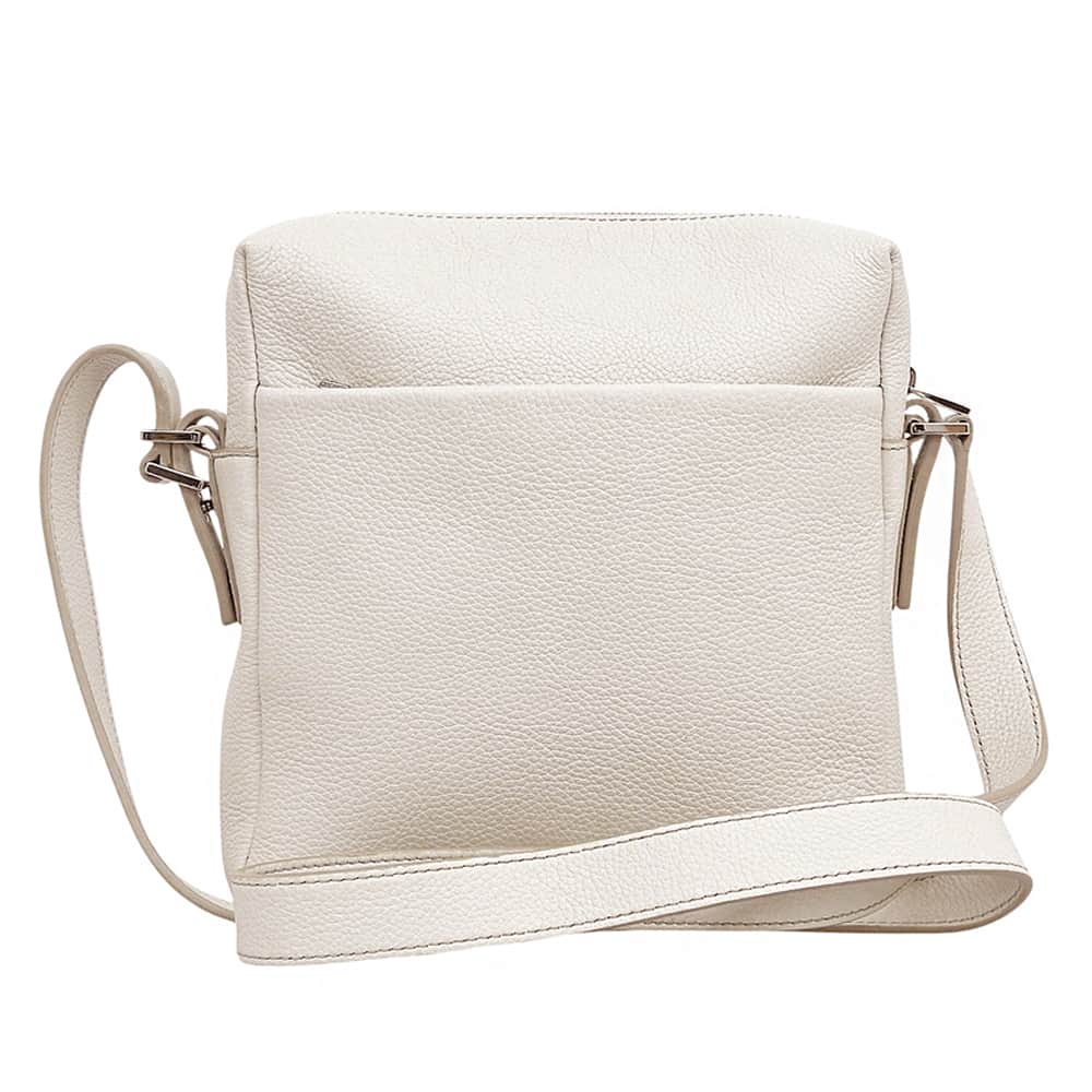 HIROFU ヒロフ 美品 レザー ショルダーバッグ レディース アイボリー ショルダーバッグ
