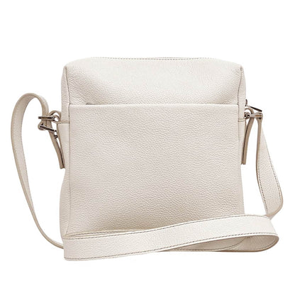 HIROFU ヒロフ 美品 レザー ショルダーバッグ レディース アイボリー ショルダーバッグ