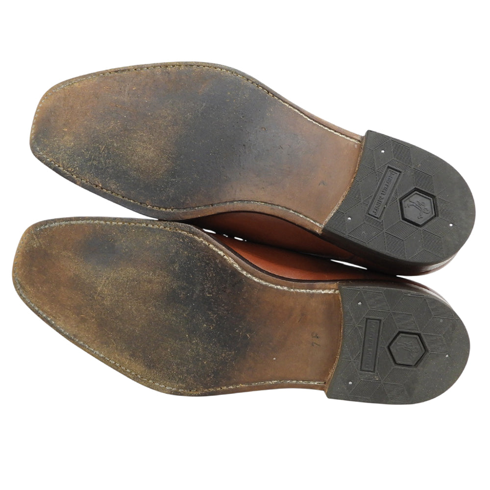GRENSON グレンソン Uチップ レザー シューズ メンズ ブラウン 7F 22383 シューズ