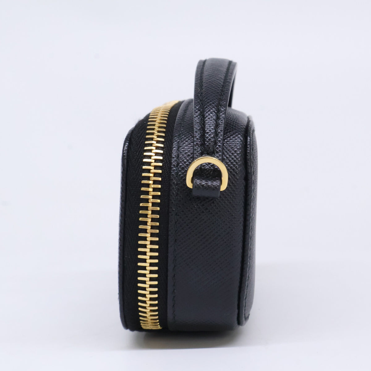 PRADA プラダ 美品 1NR025 サフィアーノ チェーンショルダーミニポーチ ショルダーバッグ