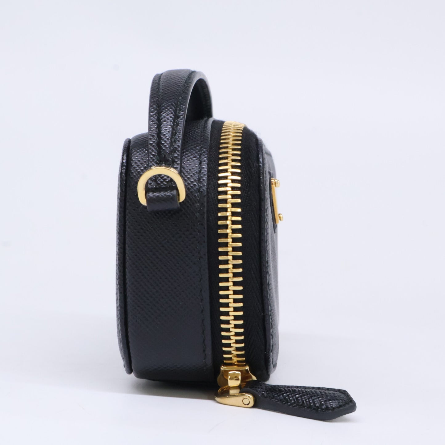 PRADA プラダ 美品 1NR025 サフィアーノ チェーンショルダーミニポーチ ショルダーバッグ