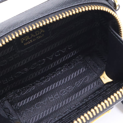 PRADA プラダ 美品 1NR025 サフィアーノ チェーンショルダーミニポーチ ショルダーバッグ
