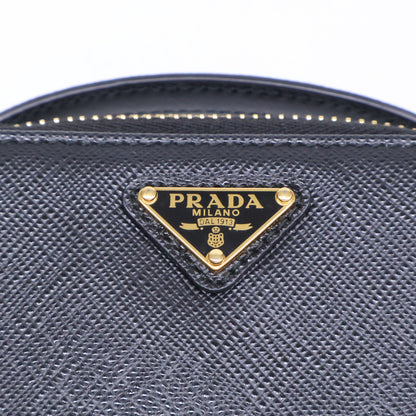 PRADA プラダ 美品 1NR025 サフィアーノ チェーンショルダーミニポーチ ショルダーバッグ