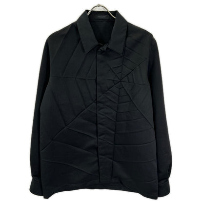 UNDER COVER アンダーカバー UCY4404-1 20SS ブラック スパイダー プリーツシャツ トップス