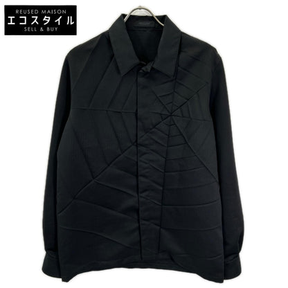 UNDER COVER アンダーカバー UCY4404-1 20SS ブラック スパイダー プリーツシャツ トップス