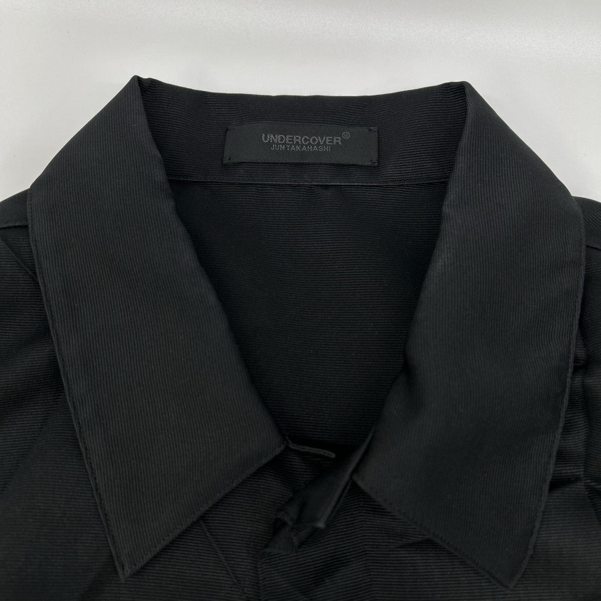 UNDER COVER アンダーカバー UCY4404-1 20SS ブラック スパイダー プリーツシャツ トップス