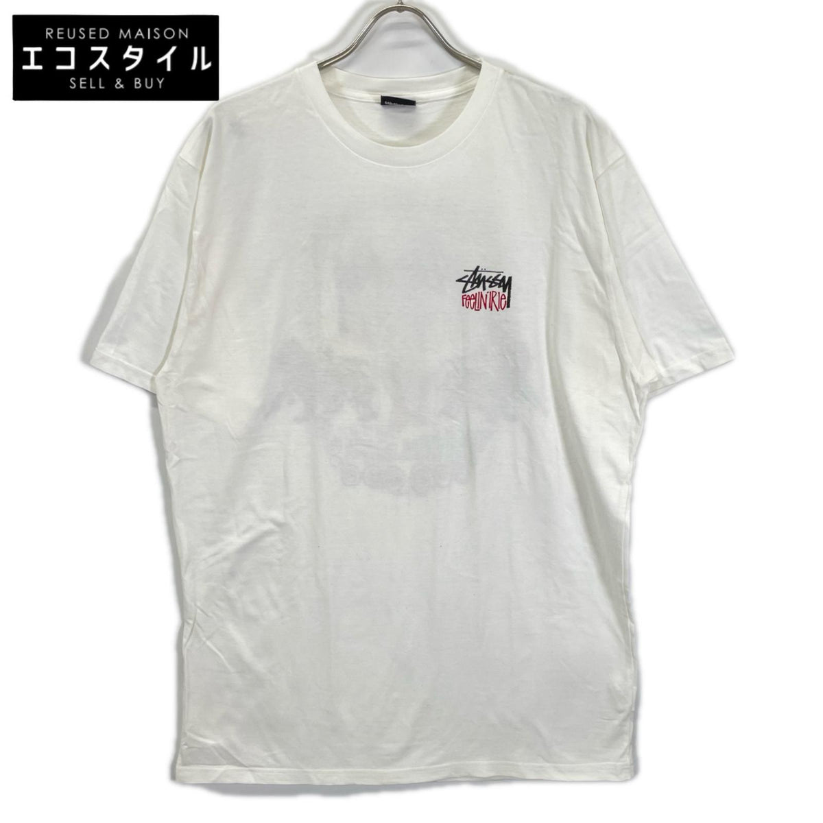 stussy ステューシー ホワイト Feelin'Irie バックプリント Tシャツ トップス
