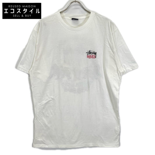 stussy ステューシー ホワイト Feelin'Irie バックプリント Tシャツ トップス
