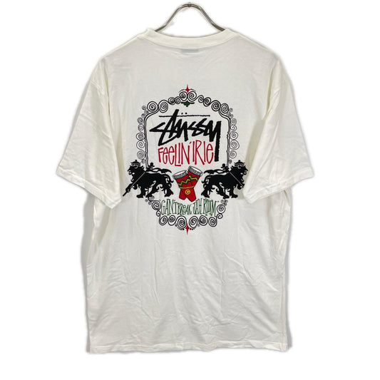 stussy ステューシー ホワイト Feelin'Irie バックプリント Tシャツ トップス