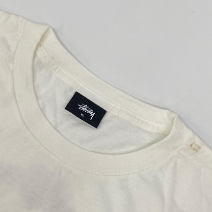 stussy ステューシー ホワイト Feelin'Irie バックプリント Tシャツ トップス