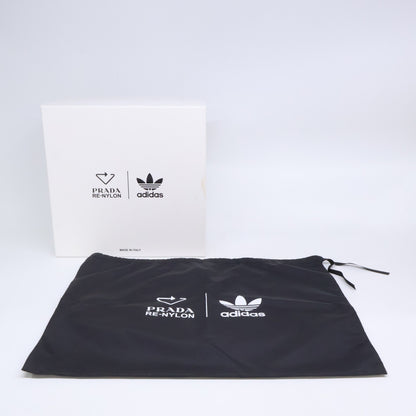 PRADA プラダ x adidas アディダス 【即決/国内正規】2HC137 1WQ8 Re-Nylon ナイロン/サフィアーノレザー バケットハット 帽子