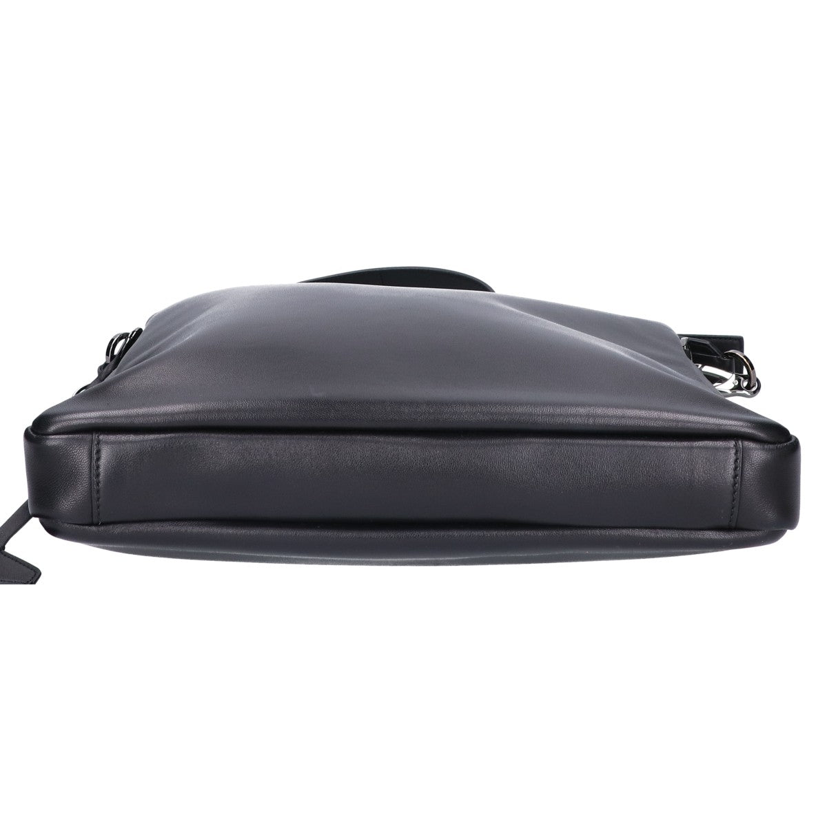 VALENTINO ヴァレンティノ 美品 5Y0B0C95XSK Vロゴ ロッカー ラムレザー ショルダーバッグ