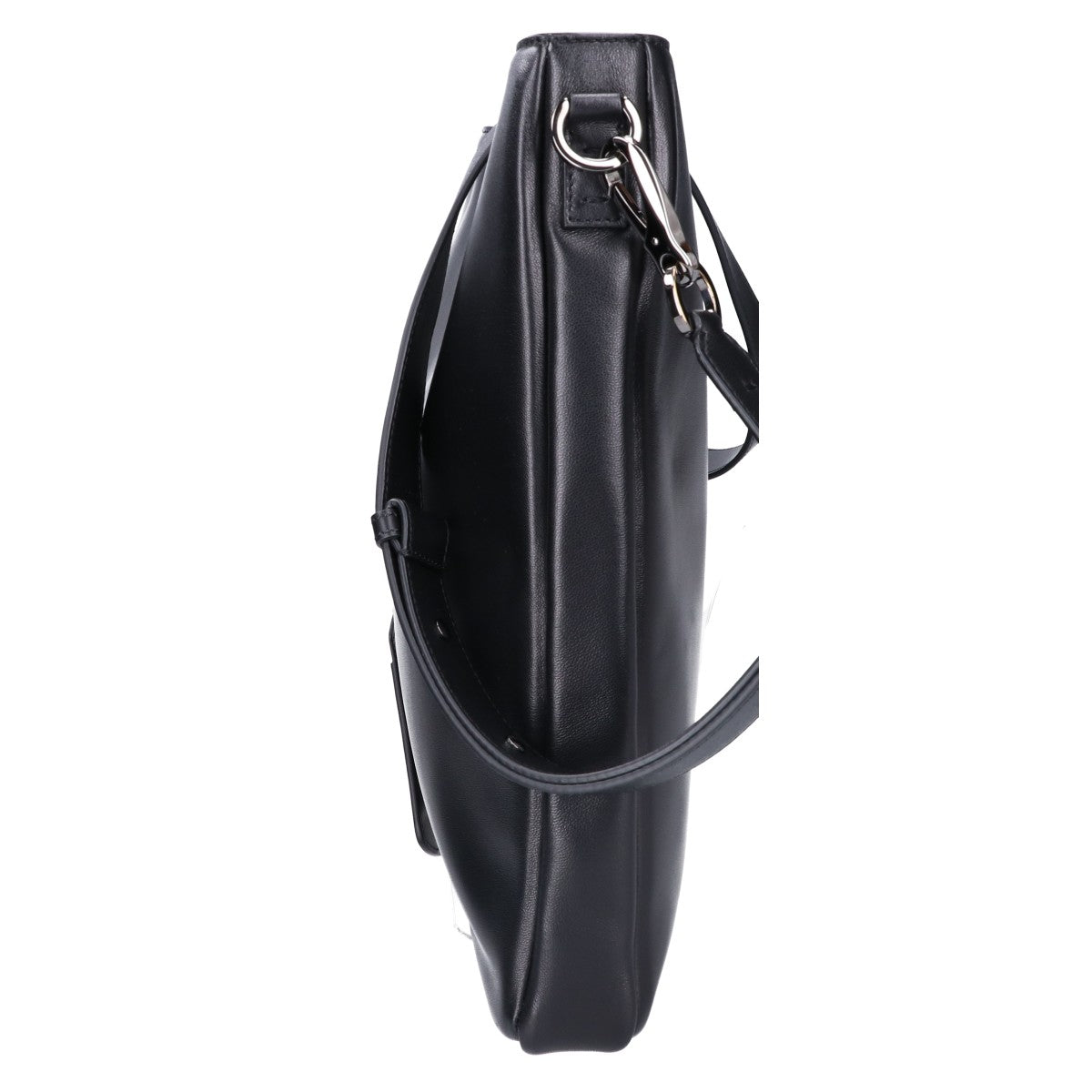 VALENTINO ヴァレンティノ 美品 5Y0B0C95XSK Vロゴ ロッカー ラムレザー ショルダーバッグ