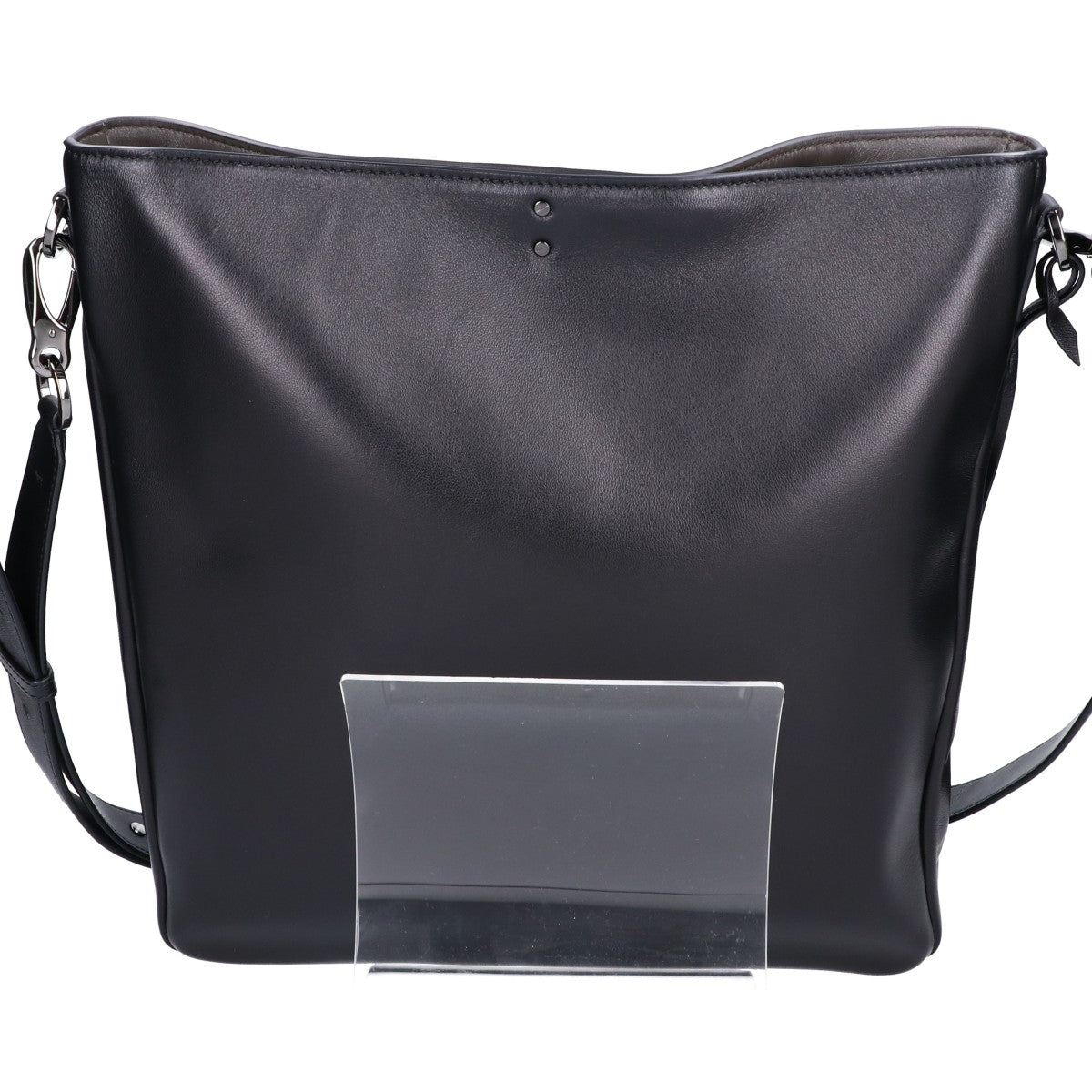 VALENTINO ヴァレンティノ 美品 5Y0B0C95XSK Vロゴ ロッカー ラムレザー ショルダーバッグ