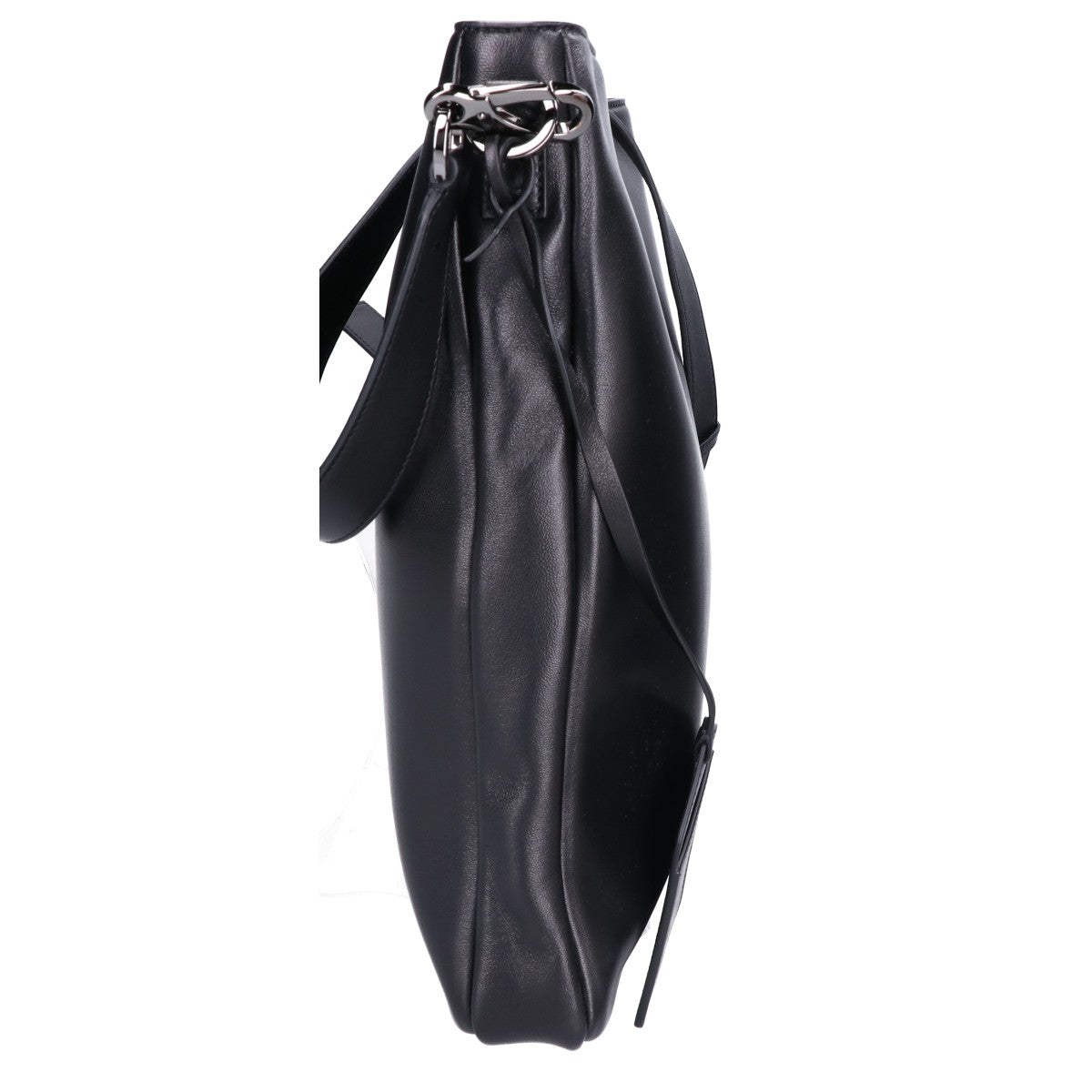 VALENTINO ヴァレンティノ 美品 5Y0B0C95XSK Vロゴ ロッカー ラムレザー ショルダーバッグ