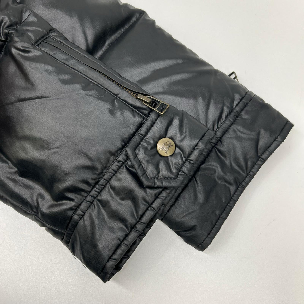 Burberry Blue Label バーバリーブルーレーベル 06年 ブラック 裏地ノヴァチェック ダウンジャケット ジャケット