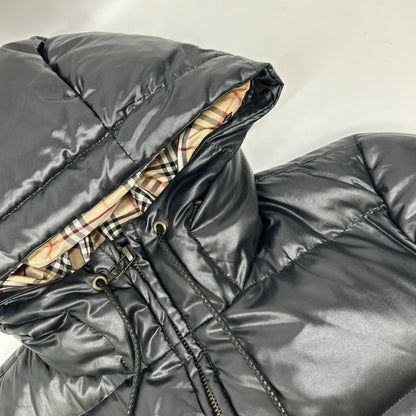 Burberry Blue Label バーバリーブルーレーベル 06年 ブラック 裏地ノヴァチェック ダウンジャケット ジャケット