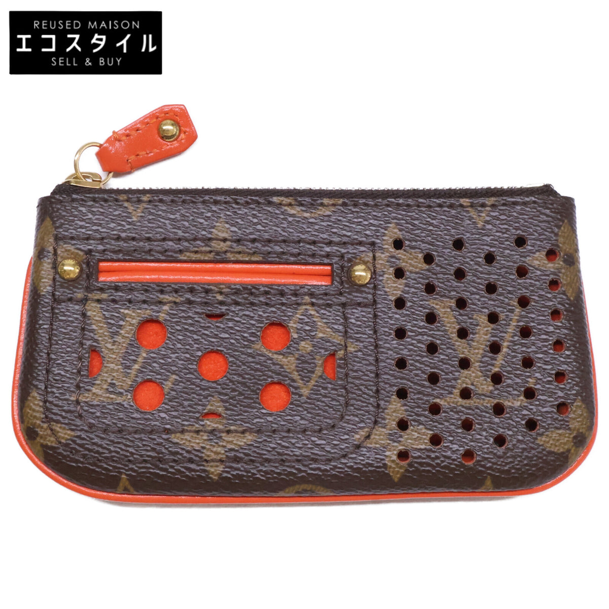 LOUIS VUITTON ルイヴィトン M95222 ポシェット・クレ ペルフォ モノグラムキャンバス キーケース コインケース
