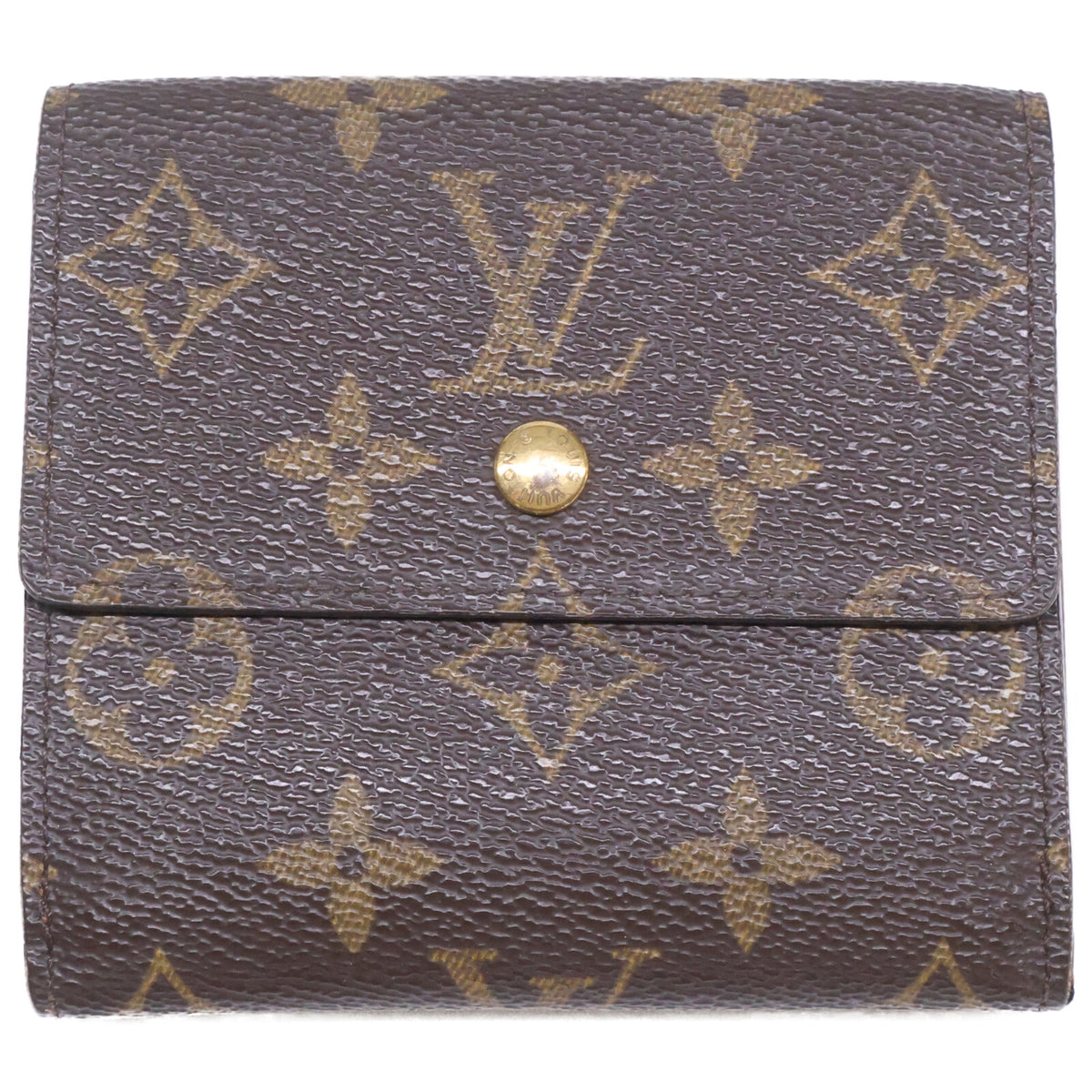LOUIS VUITTON ルイヴィトン M61654 ポルトフォイユ エリーズ モノグラムキャンバス 二つ折り財布 二つ折り財布（小銭入れあり）