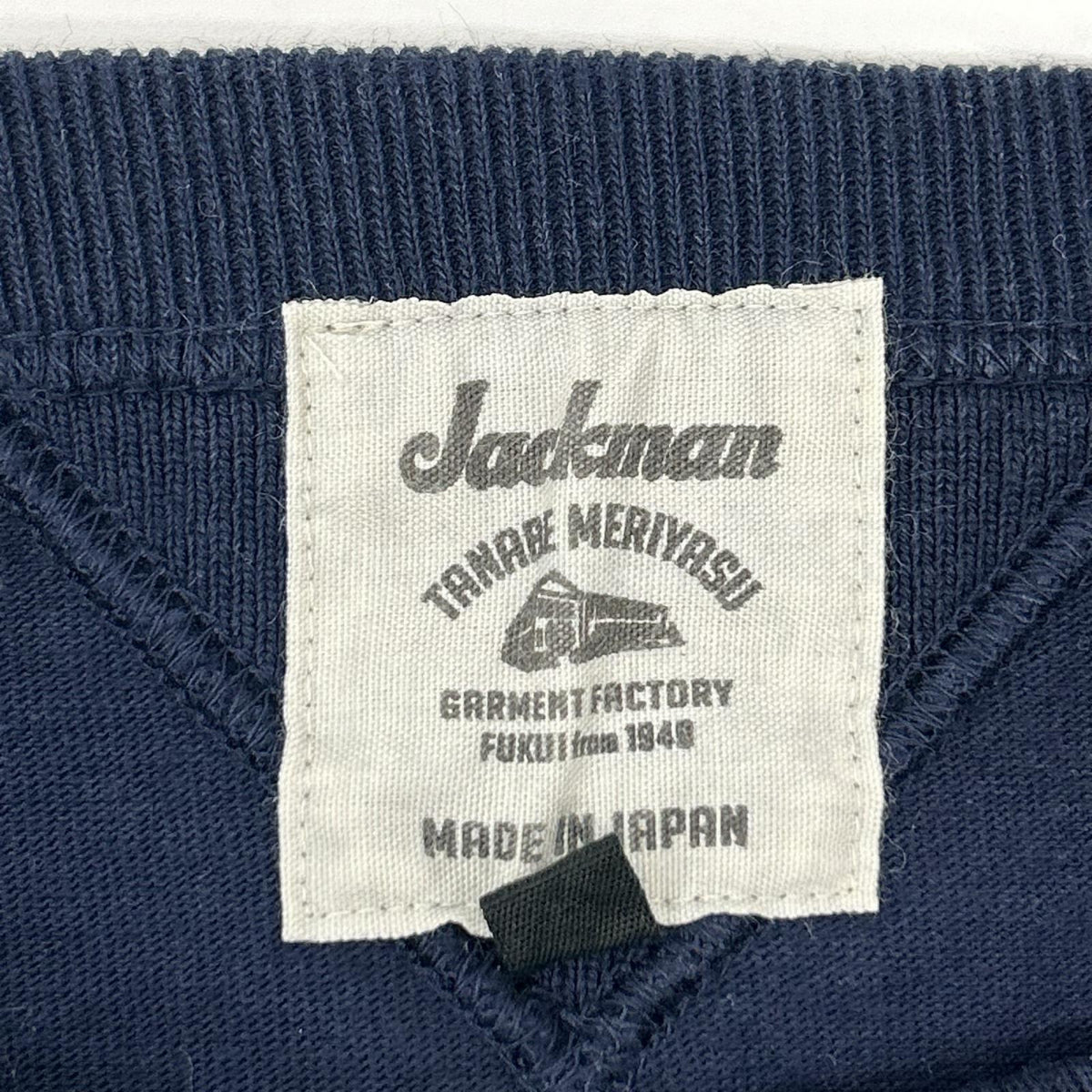 Jackman ジャックマン JM5563 ネイビー ドツメリブロングスリーブT-シャツ トップス