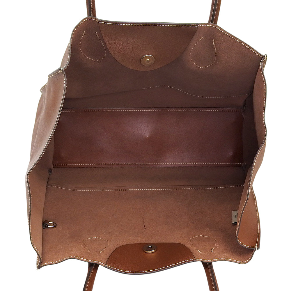 BOLDRINI SELLERIA ボルドリーニセレリア 美品 レザー トートバッグ メンズ ブラウン ポーチ付き トートバッグ