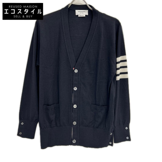 THOM BROWNE トムブラウン MKC002A-Y1014-415 ブラック 4BAR カーディガン トップス