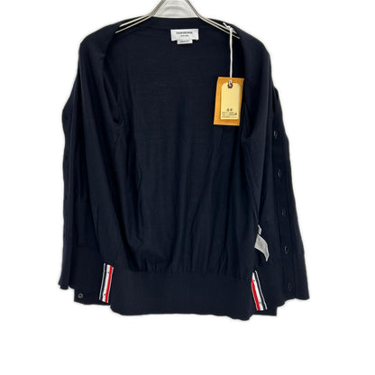 THOM BROWNE トムブラウン MKC002A-Y1014-415 ブラック 4BAR カーディガン トップス