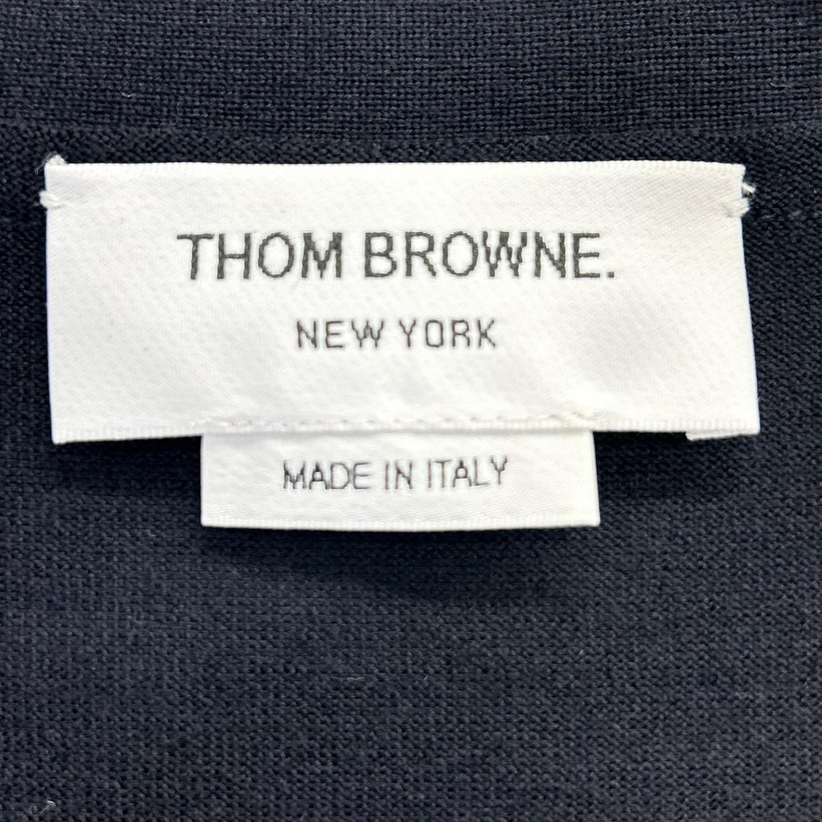 THOM BROWNE トムブラウン MKC002A-Y1014-415 ブラック 4BAR カーディガン トップス