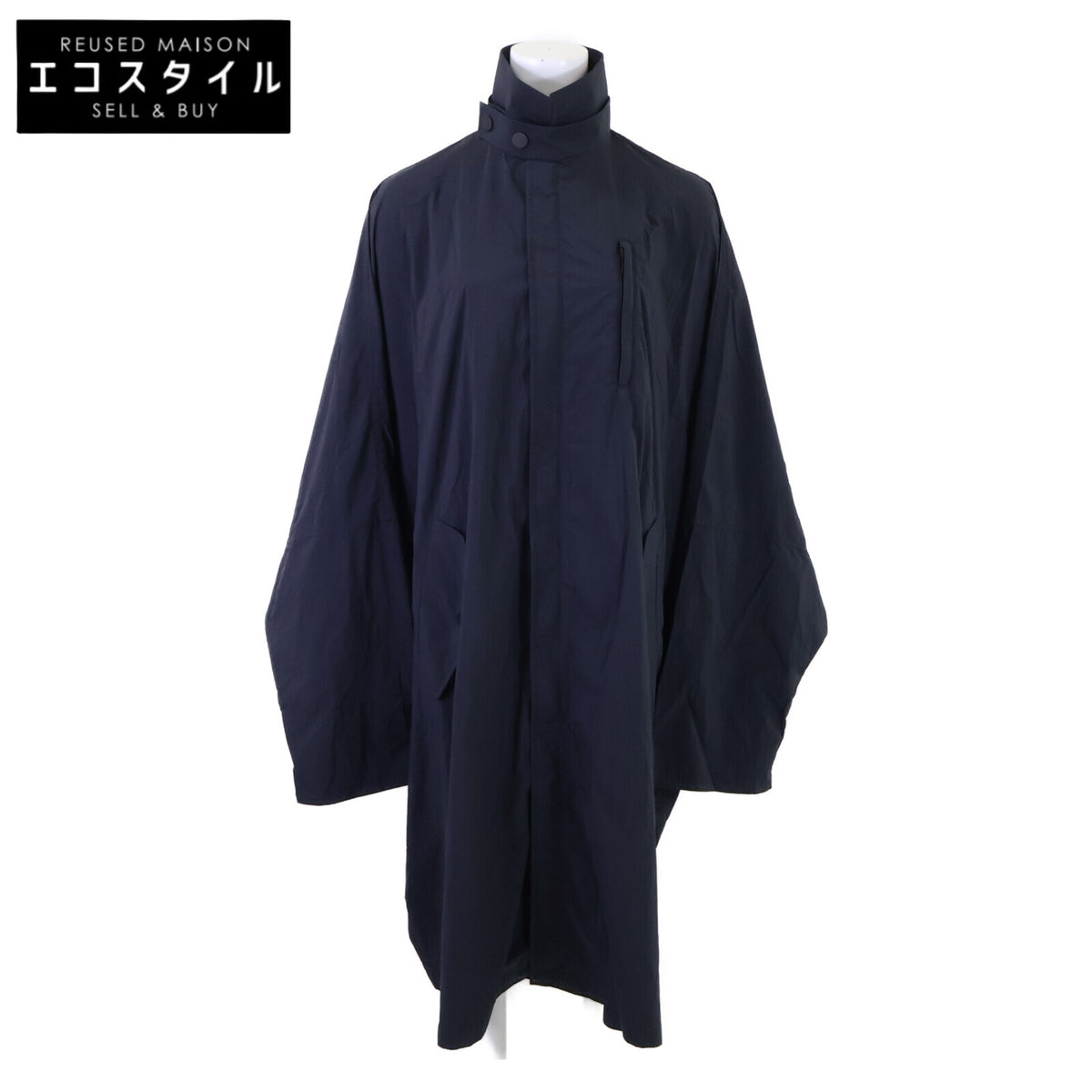 Maison margiela メゾンマルジェラ 【美品/国内正規/25SS】S51AH0139 スタンドカラー Aライン ナイロン トレンチ コート