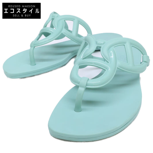 HERMES エルメス 【美品】221001Z Egerie エジェリー シェーヌダンクル トングサンダル シューズ