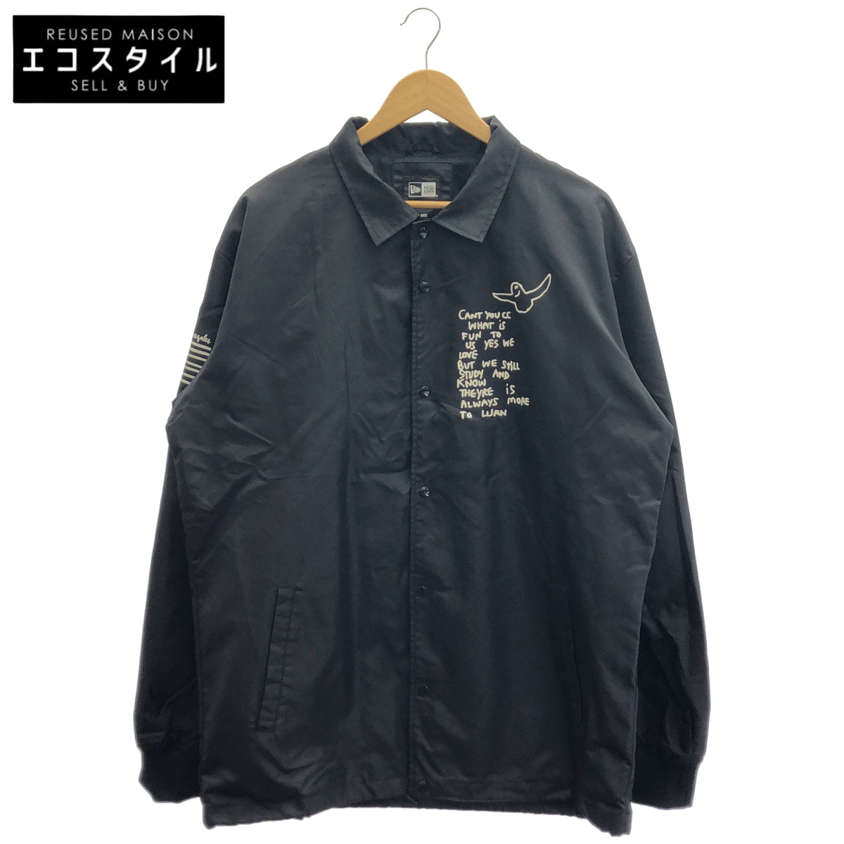 New Era ニューエラ ×マークゴンザレス ブラック コーチジャケット トップス
