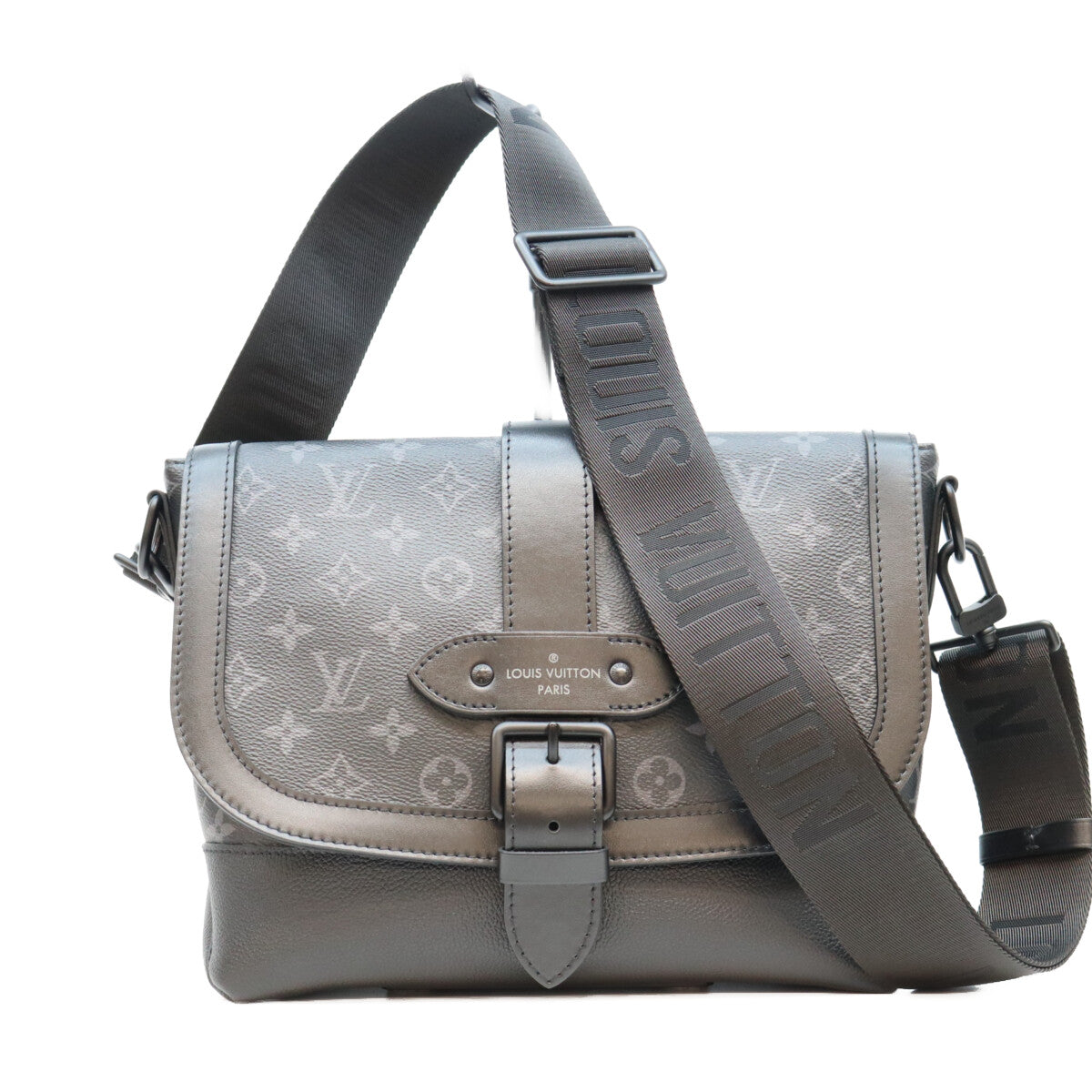 LOUIS VUITTON ルイヴィトン M45911 モノグラムエクリプス ソミュール メッセンジャー ショルダーバッグ ショルダーバッグ