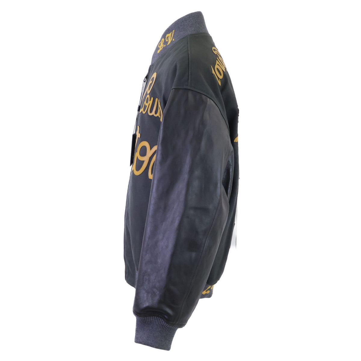 LOUIS VUITTON ルイヴィトン 【新品同様/国内正規/23年製】RM231 XS0 HOL76E レザーｘキャンバス ボンバージャケット ジャケット