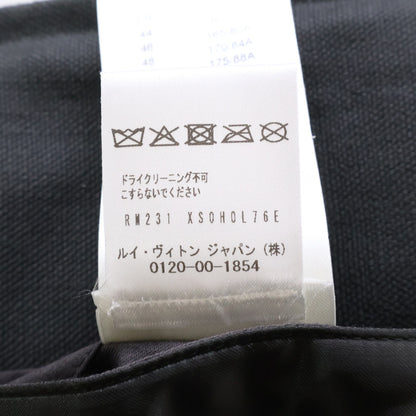 LOUIS VUITTON ルイヴィトン 【新品同様/国内正規/23年製】RM231 XS0 HOL76E レザーｘキャンバス ボンバージャケット ジャケット