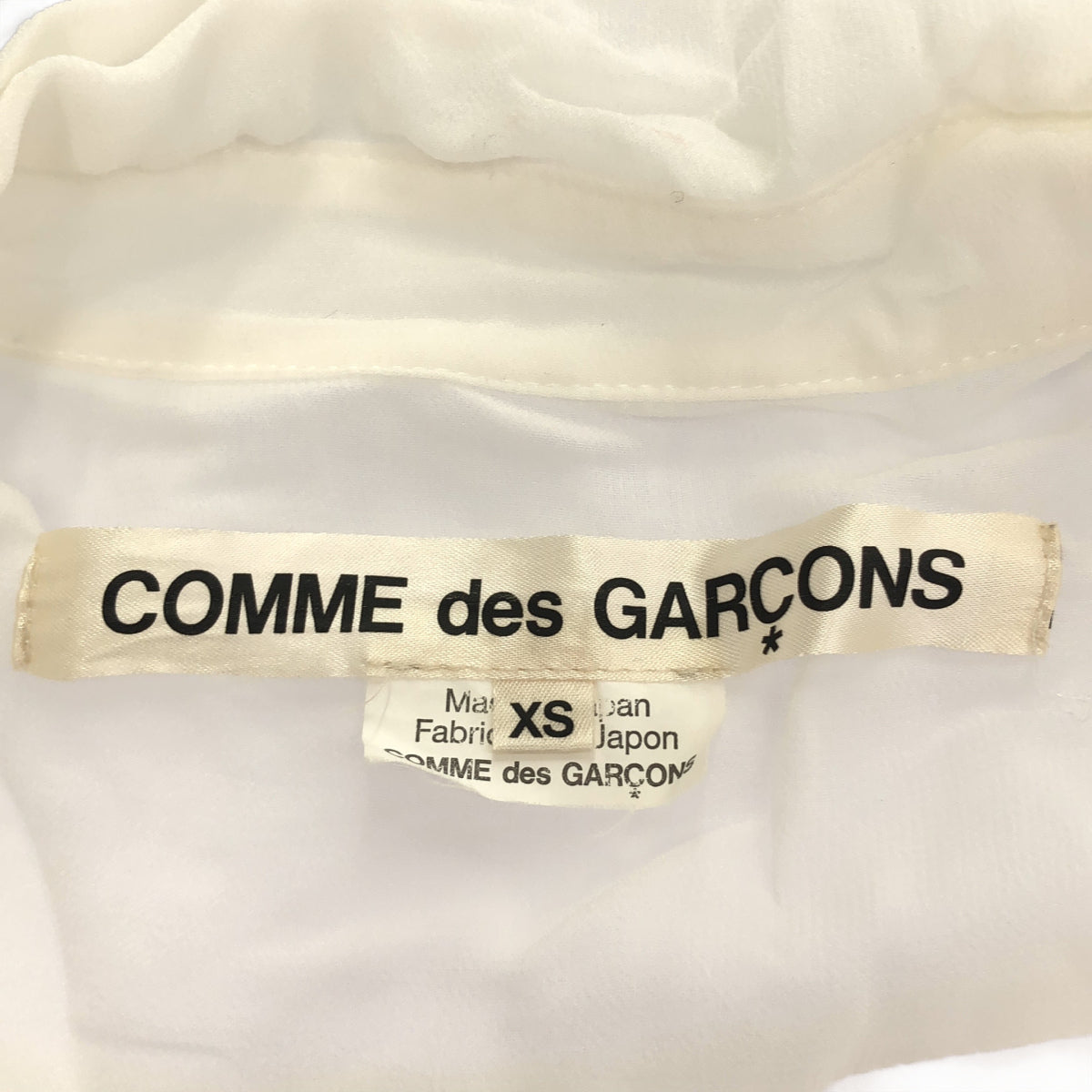 COMMEdesGARCONS コムデギャルソン AD2014 GN-B017 ウール切替 ドッキングシャツ トップス