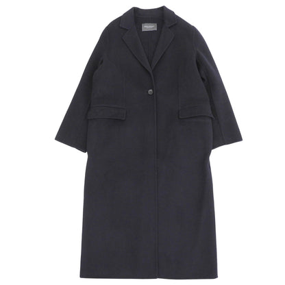 Spick&Span スピック＆スパン ウール混 1ボタン チェスターコート アウター レディース ネイビー 38 コート