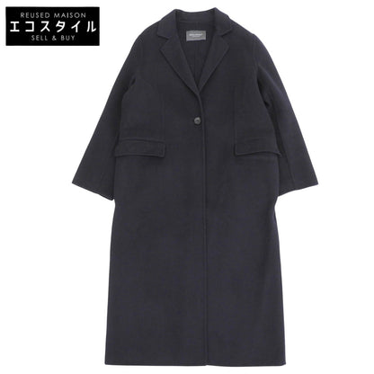 Spick&Span スピック＆スパン ウール混 1ボタン チェスターコート アウター レディース ネイビー 38 コート