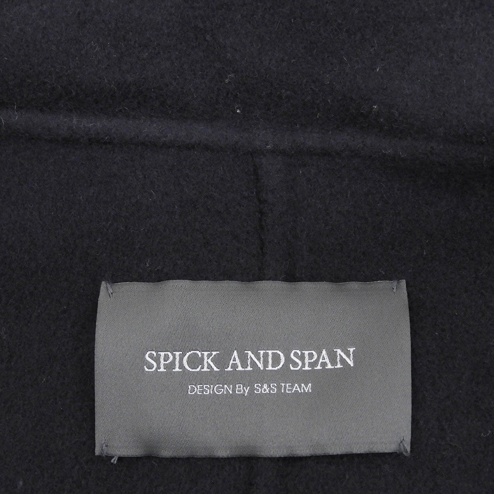 Spick&Span スピック＆スパン ウール混 1ボタン チェスターコート アウター レディース ネイビー 38 コート