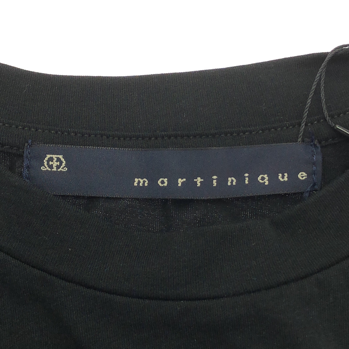 martinique マルティニーク ブラック A0343UTS207 バルーンスリーブコンビプルオーバー トップス