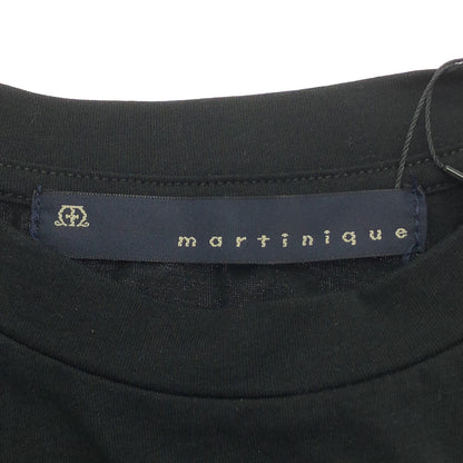 martinique マルティニーク ブラック A0343UTS207 バルーンスリーブコンビプルオーバー トップス